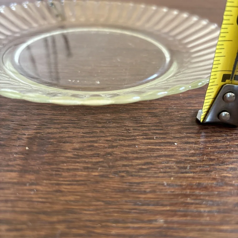 Vintage Fortecrisa‎ Mexico Clear Glass Plate 7
